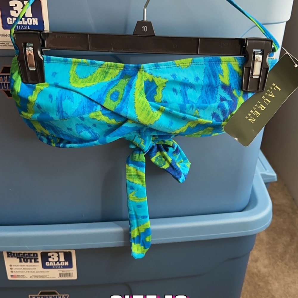 Ralph Lauren bandeau bikini top
